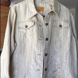 Ruby Rd Shiny gold jacket